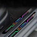Black And Neon Car Door Entry Guard (Pack of 4)