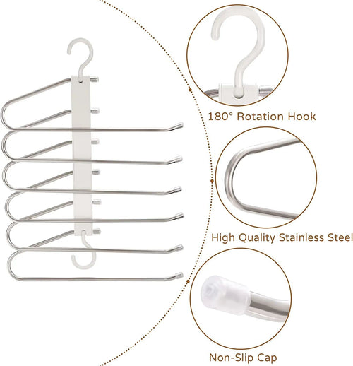 5 in 1 Pant rack shelves  ( Pack of 3)