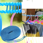 Pack of 3,  Windproof Anti-Slip Clothes Washing Line Drying Nylon Rope (5 Meters)